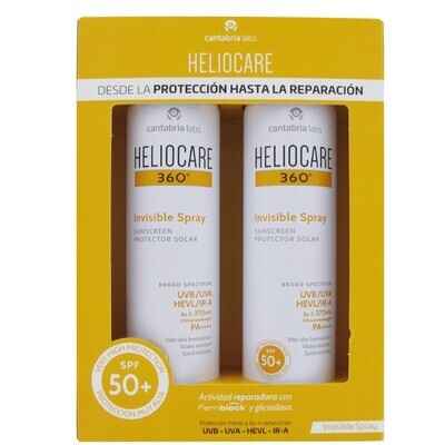 PACK HELIOCARE 360 SPRAY  INVISIBLE 40% LA 2ª UNIDAD