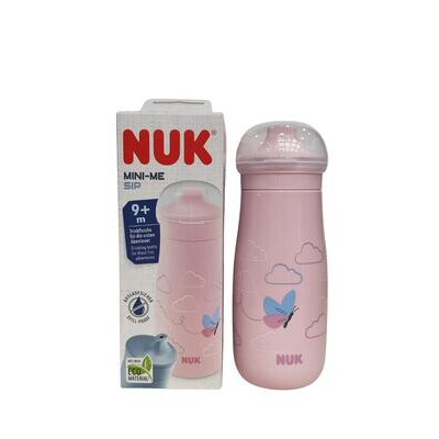 BOTELLA MINI-ME FLIP NUK 9 MESES 300 ML ROSA