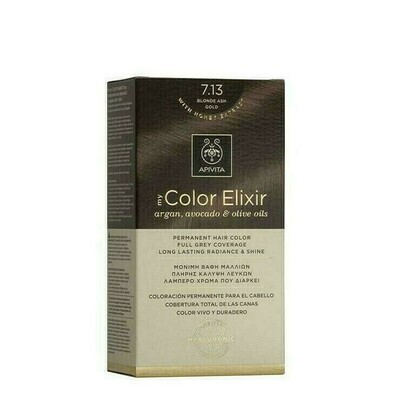 APIVITA COLOR ELIXIR N 7.13 RUBIO CENIZA DORADO