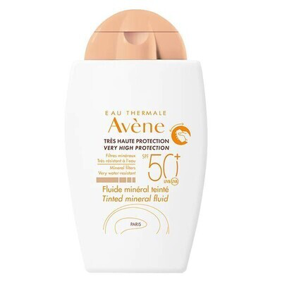 AVENE SOLAR 50  FF FLUIDO MINERAL COLOR 40 ML