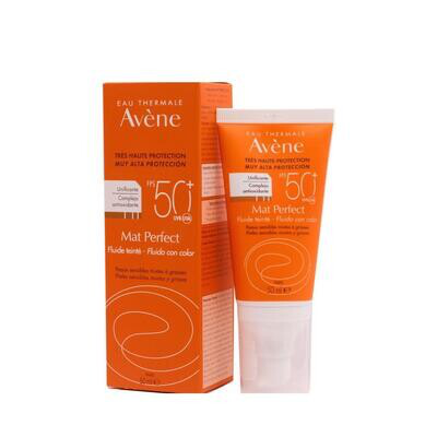 AVENE SOLAR 50  MAT PERFECT FLUIDO CON COLOR 50 ML