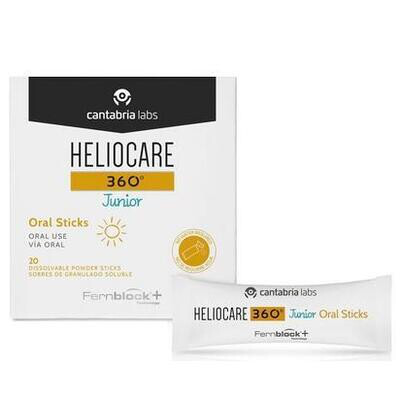 IFC HELIOCARE 360 JUNIOR ORAL STICKS 20 SOBRES DE 1GR