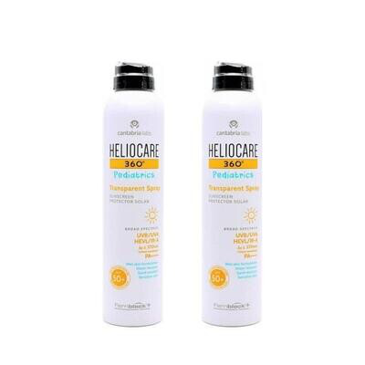 IFC HELIOCARE 360 PEDIATRICS TRANSPARENTE SPRAY 200ML DUPLO 40 DESCUENTO SEGUNDA