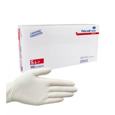 HARTMANN GUANTES PEHA-SOFT NITRILO BLANCO T-P