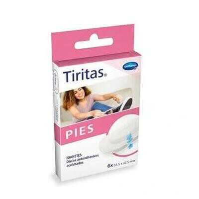 HARTMANN TIRITAS PIES JUANETES 54,5X32,5 6UNID