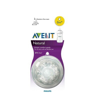 AVENT TETINA NATURAL  0M R. NACIDO 1 ORIFICIO