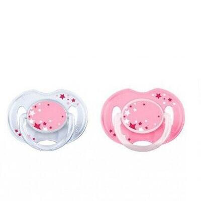 AVENT CHUPETE NOCTURNO CLASICO 0-6M ROSA 2U