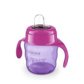 AVENT VASO BOQUILLA BLANDA NIÑA 200 ML 6M