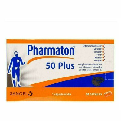 PHARMATON 50 PLUS 30 CAPSULAS