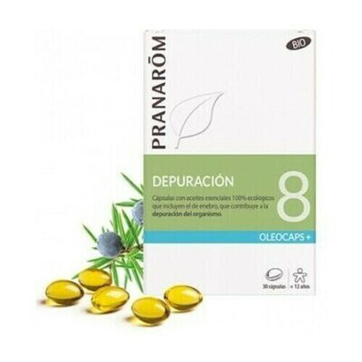 PRANAROM OLEOCAPS 8 DETOX DEPURACION