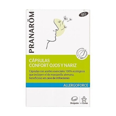 PRANAROM ALLERGOFORCE CASPSULAS CONFORT OJOS Y NARIZ 30 CAPS