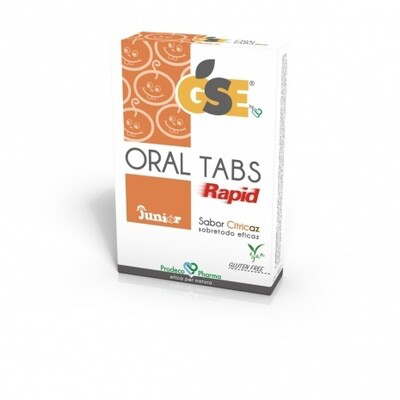 PRODECO GSE ORAL TABS RAPID JUNIOR 12 COMPRIMIDOS MASTICABLES SABOR CITRICO