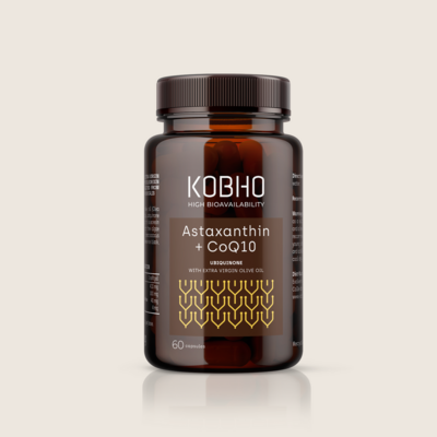 KOBHO ASTAXANTINE   COQ10 60 CAPSULAS