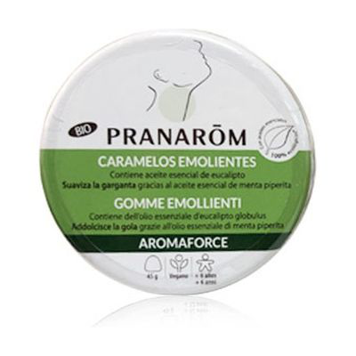 PRANAROM AROMAFORCE CARAMELOS EMOLIENTES 45GR